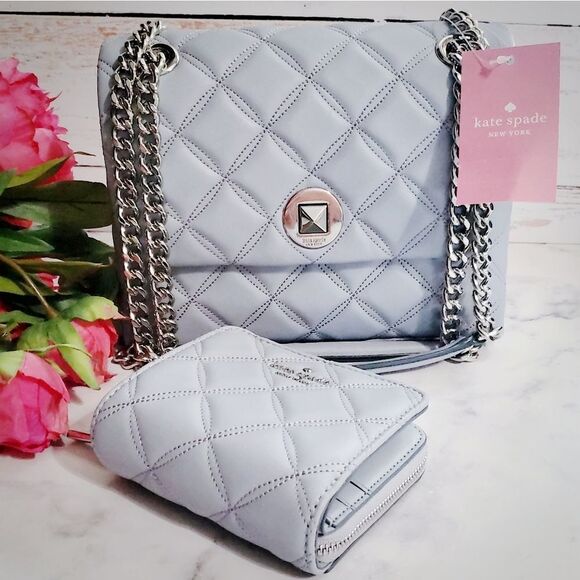 Kate Spade Quilted Nathalia in Steel - Picture 8 of 10